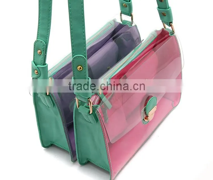 handbag designer clear plastic handbag fashion