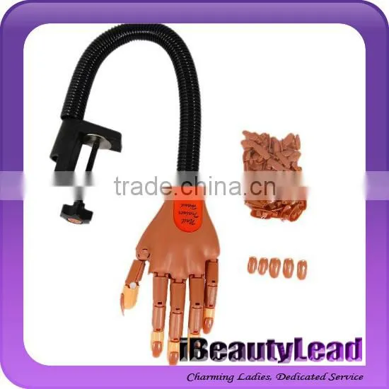 Hot sale nail training hand nail practice hand nail art fake hand