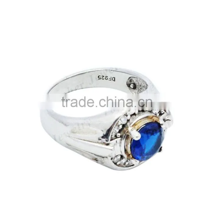 925 sterling silver fashion rhodium plated ring unisex ring
