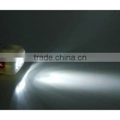 customized flat plastic flashlight bulb flashlight