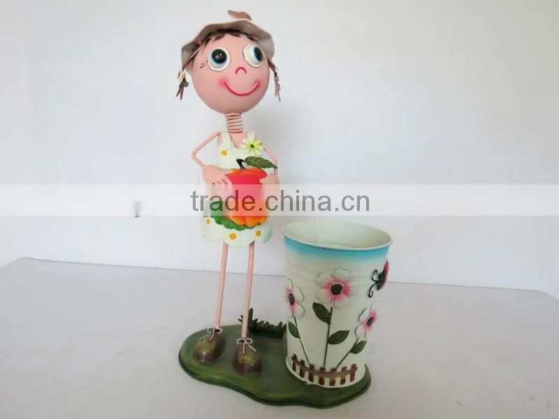 Outdoor Decor Metal Flower Pots