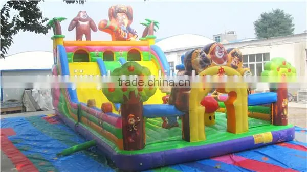Inflatable bouncer with slide, inflatable bouncer for toddlers