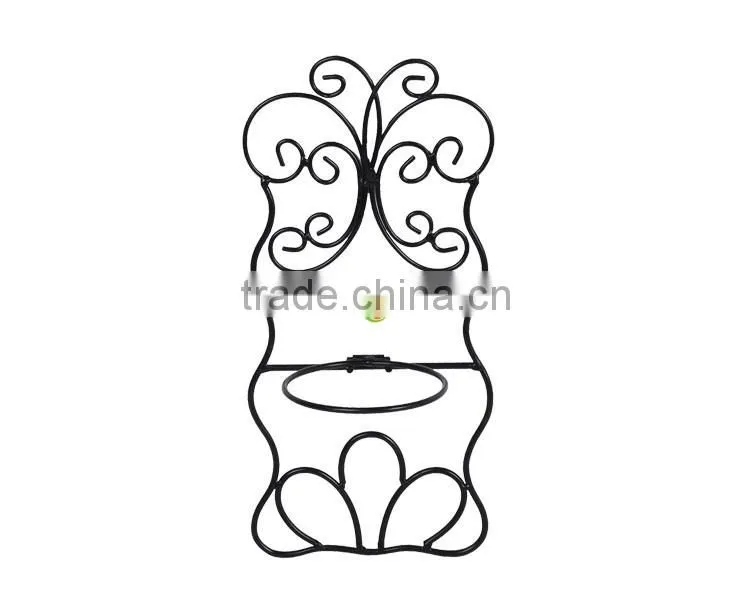 Foldable metal flower holder