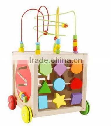 Hot sale item --- classic multi-activity cube with wheels