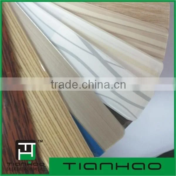 TIANHAO enviromentally friendly PVC edge banding for furniture, customizable