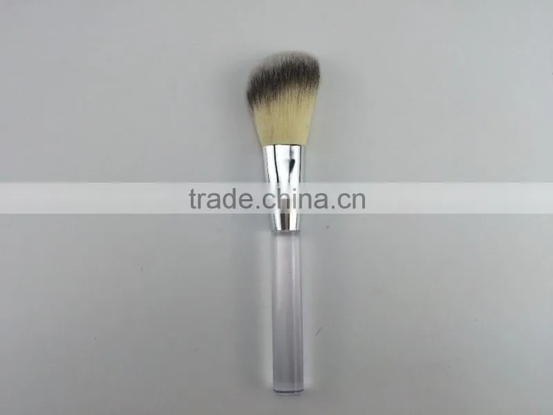 2015 new arrival top quality transparent handle Makeup angle blush brush
