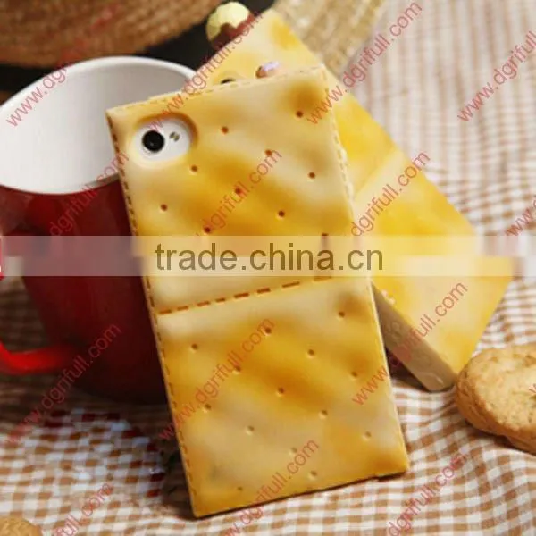 Soda Biscuit silicone china mobile phone case