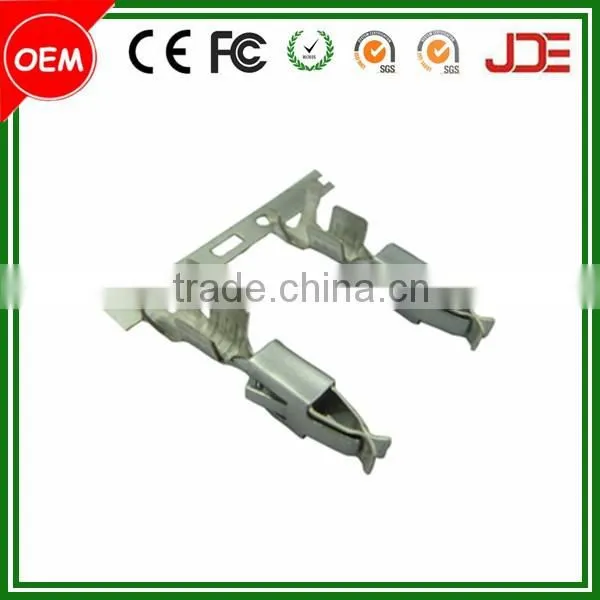 927766-3 Nickel plated matel brass press socket crimp terminal