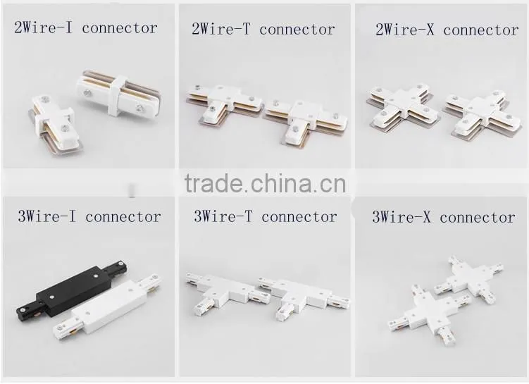 2015 black 1 phase 2 phase 3 phase LED COB Track SpotLights