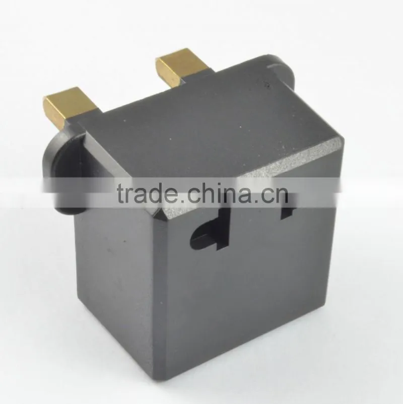New China alibaba hot sales Euro USA germany to uk 3 pin adapter plug converter, travel adaptor CE ROHS COPPER