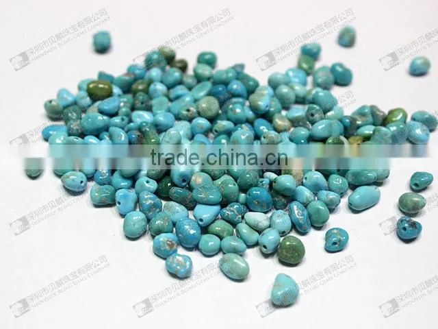 Hot sale natural turquoise beads for necklaces