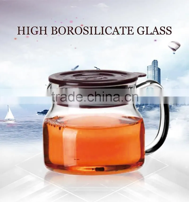 wholesale glassware suppliers borosilicate water filter pitcher for 350ml