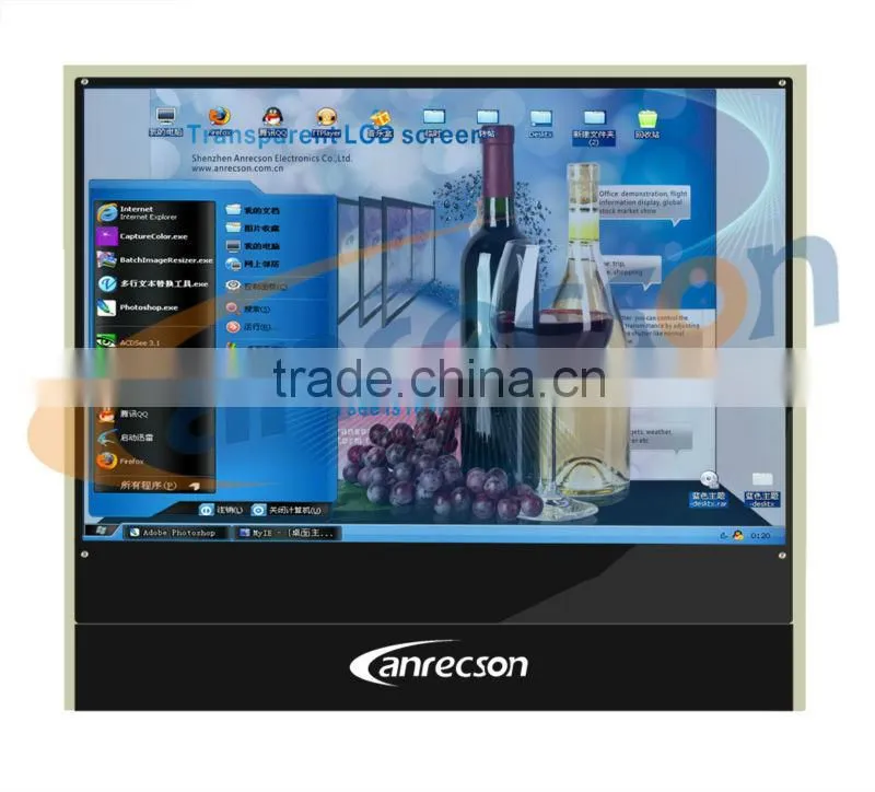 22" Transparent lcd