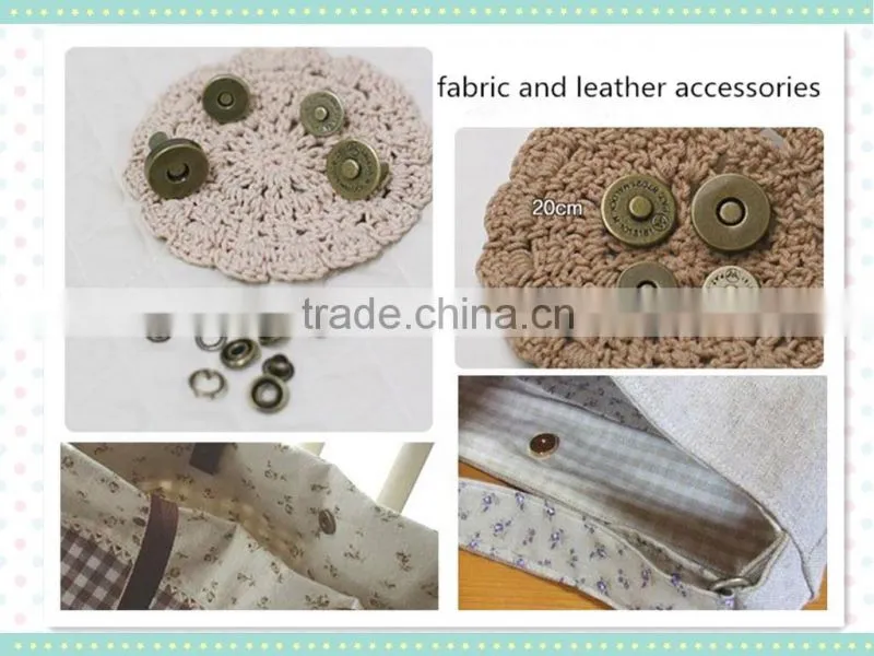 china manufacturer wholesale strong neodymium magnet hidden sewing PVC magnet with waterproof for bags and clothes and shirts
