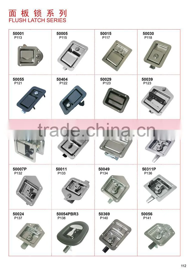 50001 stainless steel small paddle latch