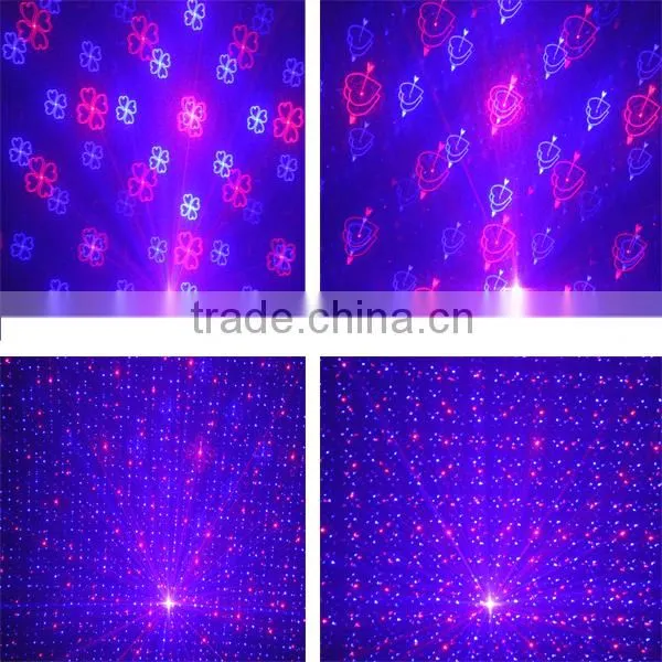 mini twinkling RB 12Gobos home party Laser Light