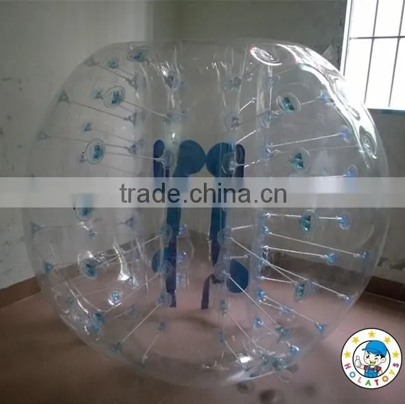 Hola inflatable bumper ball/human bowling ball/football bubble for sale
