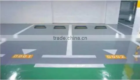 reflective rubber car wheel stopper