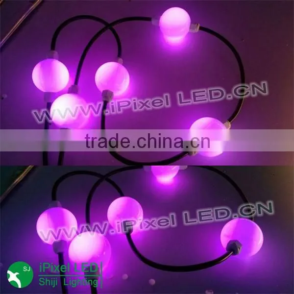 50mm ball pixel for led mesh flexible curtain screen dmx ws2801