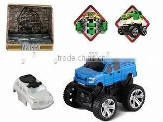 Plastic 4 Wheel Drive Friction Car For Child