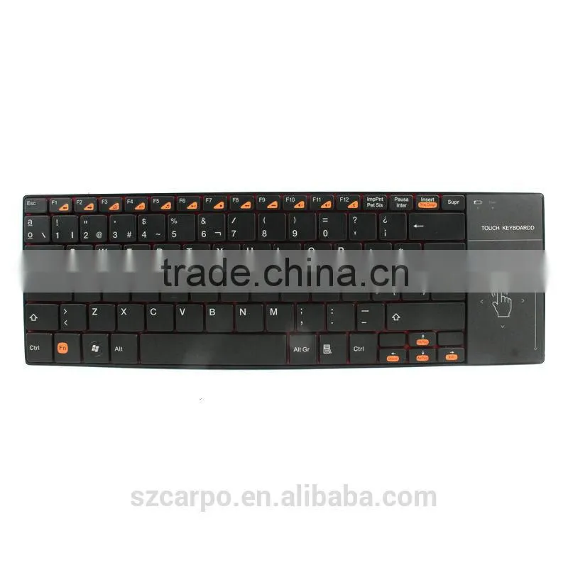 mini bluetooth wireless keyboard and multipointer mouse touch pad combo-H109