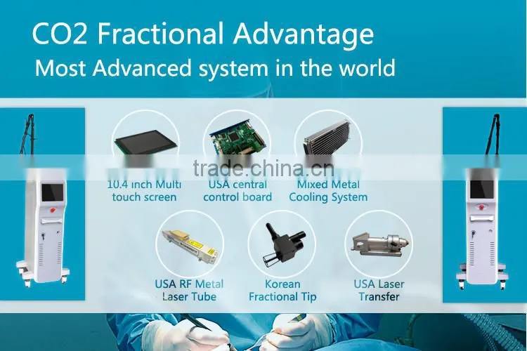 2015 CO2 Fractional portable co2 fractional laser