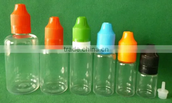 plastic E-liquid bottle, long thin dropper bottle 30ml