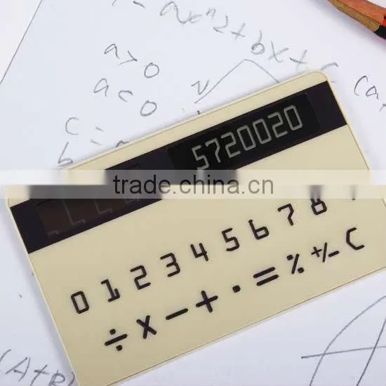 8 digital Name card holder electronic calculator