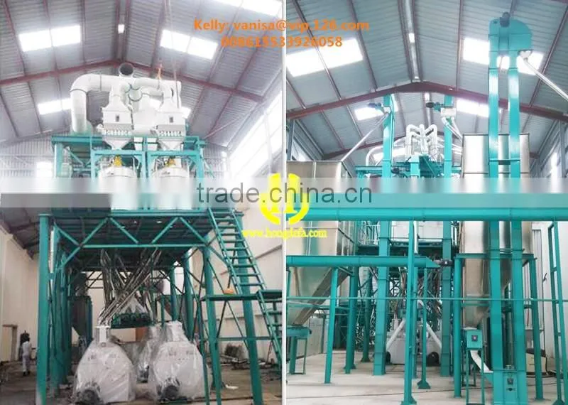 150T 24H maize grinding mill machine for Kenya