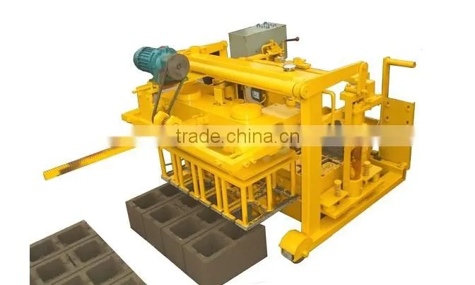 Small scale QT40-3 Movable hydraulic hollow block making machine with electric power in Shengya