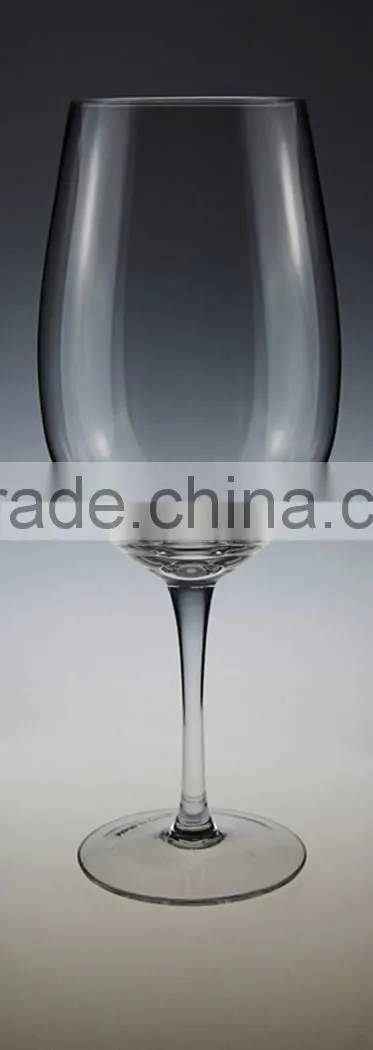 5 ounce size long stem and gentle wine glass with logo customized