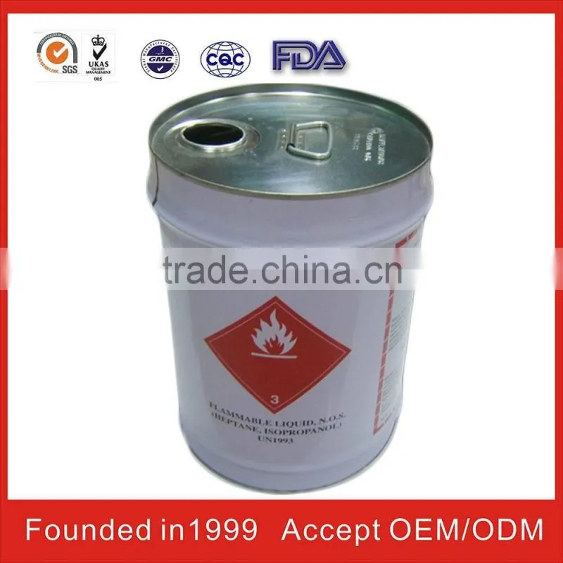 Chemical round paint can