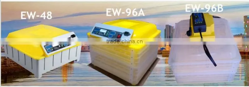 HHD EW-96 high quality chicken full automatic digital egg incubator for 96 eggs for sale 98% hatching rate