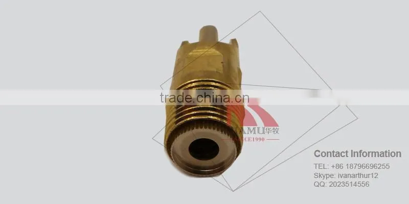 stainless steel pig water nipple in gold 64*22 mm