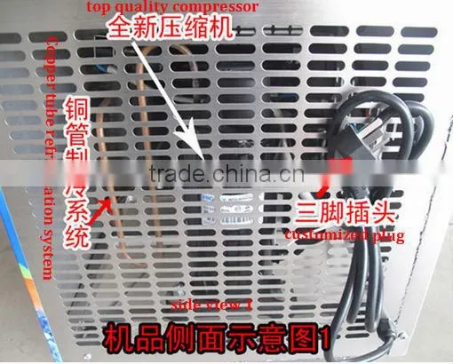 Fried ice cream cart with fried ice cream machine for sale