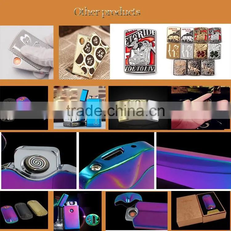 Mini Portable USB Port Electronic Windproof Flameless Rechargable Lighter
