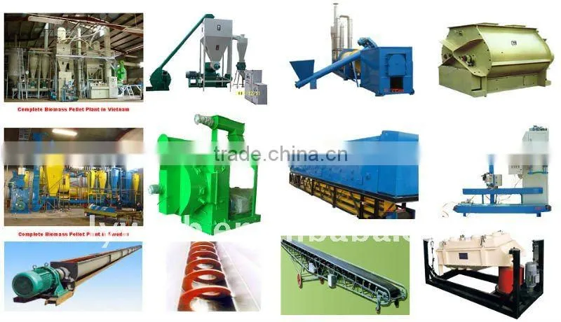 CE wood mixed pine pellet line plant; wood pellet making line, complete pellet production line