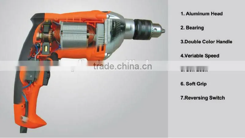 1/2 in. Heavy Duty Variable Speed Reversible Hammer Drill