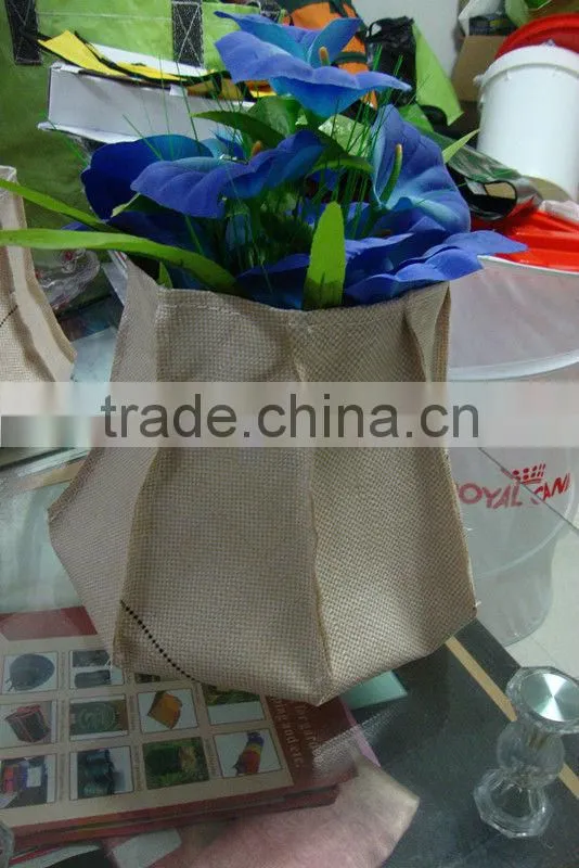 jute linen garden bag home garden storage bag leaf bag leef sack