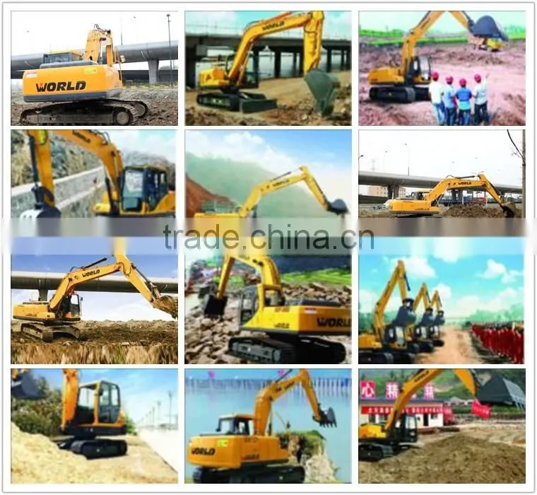 with auger 6 ton hydraulic chain drive excavator machine for sale