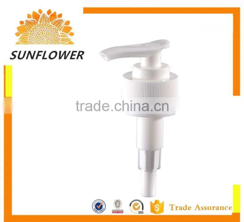 China Factory 28/410 plastic lotion pump for shampoo bottle