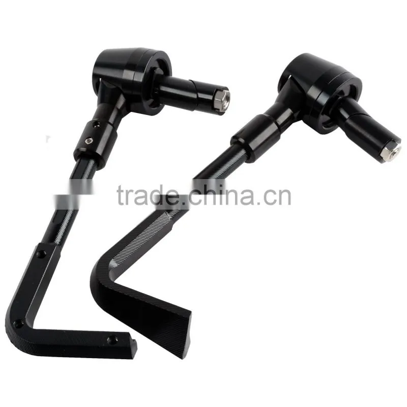 Black CNC Universal 7/8" Proguard System Pro Brake Clutch Levers Protect Guard
