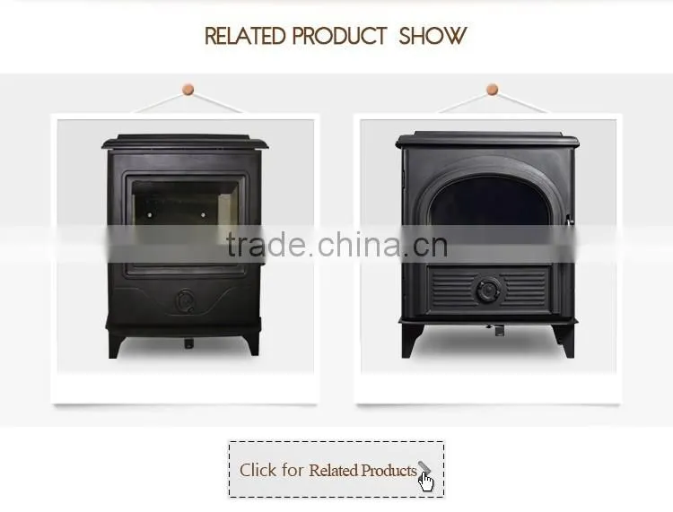 Excellent supplier wood logs fireplace/wood burning stove with glass door
