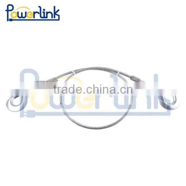 H50247 3000kg 11.5ft Foot Steel Wire Tow Rope + Hooks Breakdown Heavy Duty Car Van Bus