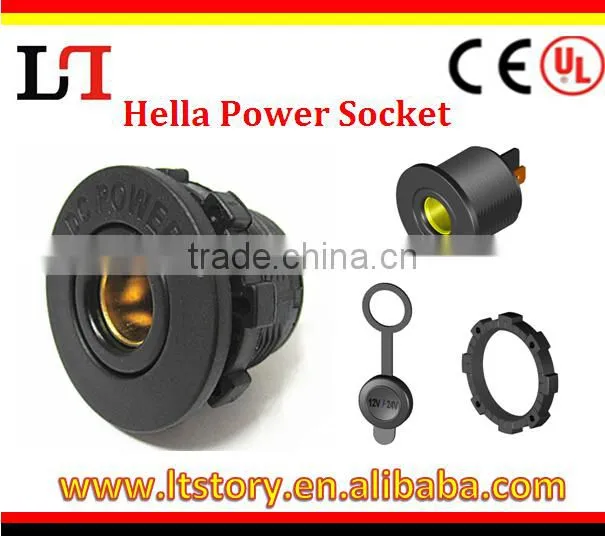 Continental DIN / HELLA 12V - 24V 20amp Power Socket IL