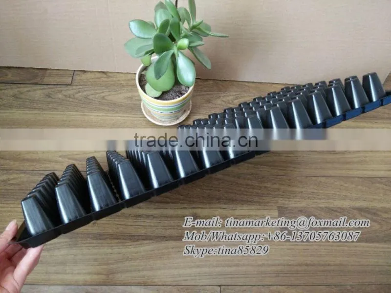 High Quality 105 Cell PS Plastic Plug Seedling Nursery Growing Tray for Gardening Seed Germination