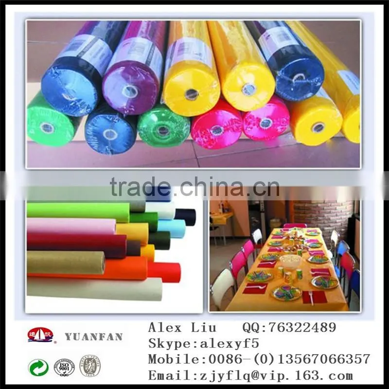 Colorful TNT non-woven tablecloth