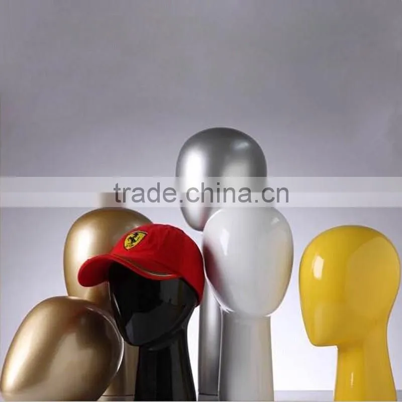 2016 hot sale long neck abstract egg wooden mannequin head for hat display