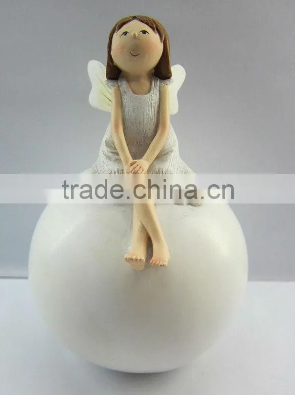 Colorful resin angel sculptures for sale