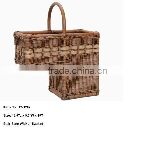 Good quality Wicker file baskets with divider